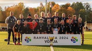 Naiste Rahvaliiga B-tasandi finaal: NJK Electra - FA Tartu Kalev 1:0 (12.10.2024)