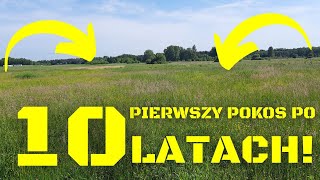 Nowa maszyna na gospodarstwie. Po 10 latach wracam na łąkę. Sianokosy 2024