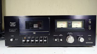 DECK TAPE PLAYER CASETERA SANSUI SC-2002 JAPAN 1976 RESTAURACION P2