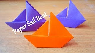 Paper Boat - How To Make Paper Sail Boat - Origami