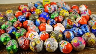 60 Surprise eggs Kinder Surprise