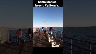 santa Monica beach/pier, California, USA