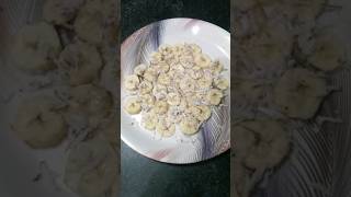 Quick and tasty Banana dessert #shorts #youtubeshorts