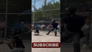 BASEBALL UMPIRE Gets HIT by a BALL Royal York Cardinals Tournament Semi Final #shorts #baseball #ump