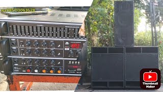 paket sound 7 JT dapet 18 in 2 uni 12 In dobel 2 unit power mixer jos