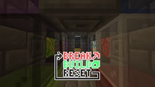 Red, green, white... Break Build Reset | Minecraft map