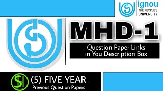 MHD-1 Question Paper June 2018 |Hindi|English| IGNOU | How to Download IGNOU Question Paper | MA