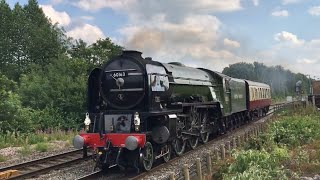 Tornado at Chesterfield! 60163 Tornado St Philip Marsh HSTD to Doncaster Robert Roads Shed 15/7/19