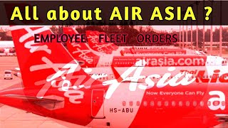 AIR ASIA | EMPLOYEE | REVENUE | PENDING ORDERS | FLEET SIZE