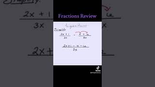 Rational Expressions — Subtraction