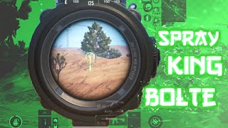 Spray king Bolte | BGMI GAMEPLAY | OnePlus,9R,9,8T,7T,,7,6T,8,N105,N100,Nord,5T,NeverSettle