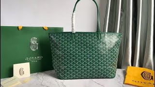 Goyard Saint Louis Tote Green