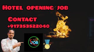 new hotel job immediately apply and selection+917353522040 👩‍🍳💥