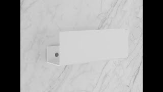 KEUCO bonding mounting Shower shelf white