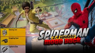 Finally 😲 Spiderman Mode Is Back In Bgmi #pubgmobile #bustongaming#spiderman