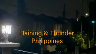 Raining & Thunder Storm Philippines Relaxing Background #philippines