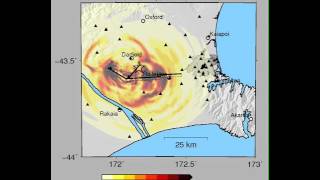 4 September 2010 Darfield NZ Earthquake (Mw7.1) - Absolute color scale