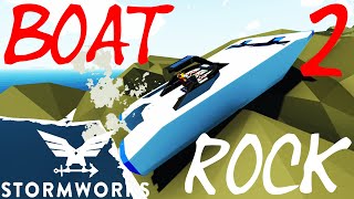 Boat = On a Rock + Triple Crates - Stormworks: Build and Rescue - Career Mode - S1 E2