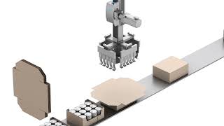 Festo ELCC Ideas for Box Erector, Box lidder and Palletiser.