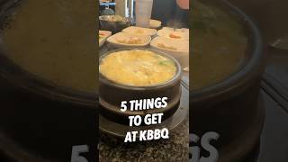 5 Things to Get at a Korean BBQ! What do you think?