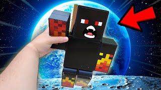 ENSINEI O ATHOS MINECRAFT A FALAR NA VIDA REAL!