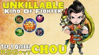 UnKillable Chou The King Of Fighter - Top 1 Global Chou by RSG•ѵт - Mobile Legends