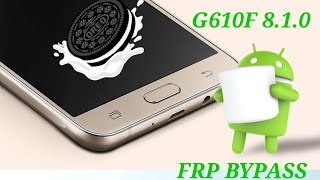 Samsung J7 Prime (SM-G610F) 8.1.0 FRP/ Google Account New Methods Google Hesap Kırma İşlemi 2022