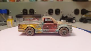 Hot Wheels 1991 GMC Syclone barn find custom