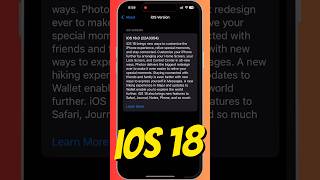 iOS 18! #shorts #ios #ios18