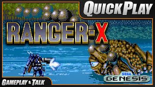 Ranger-X (Sega Genesis/Megadrive) | Gameplay and Talk Quick Play #54 - Full Normal Playthrough