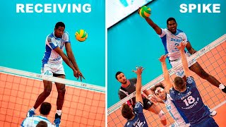 TOP 40 Receiving + Spike | Best Volleyball Actions (HD)