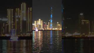 Burj Khalifa view from Creek harbour #shorts