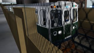 Roblox I CTA Blue Line - Series 2600 Forest Park → Divison (Blue Line ride)