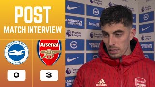 "We are up for it" 👊 Kai Havertz Post Match Interview Brighton vs Arsenal (0-3) Reactions#arsenalfc