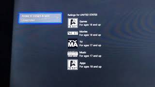 xbox how to turn off restriction