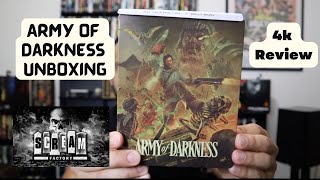 Army of Darkness 4k Steelbook | Scream Factory Unboxing/4k Review