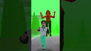 Ubi Cowok Melihat 3 Monster Di dekat Salon Sakura school simulator part 5 #shorts #trending