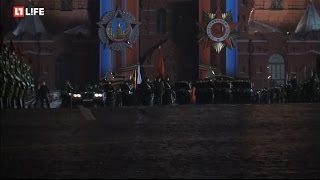 First Night Rehearsal For 9 May 2017 Russian Army Parade