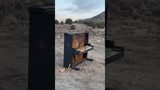 Shooting up a piano with a AK47, 20 gauge shotgun, 30ot6 & 9mm handgun