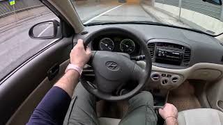 2008 Hyundai Accent 1 5 CRDI 110HP  0 100  POV Test Drive #1644