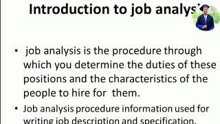 CHAPTER 3 – JOB ANALYSIS. KEY CONCEPTS AND SKILLS ➲ Define job analysis ➲ Reasons for conducting job