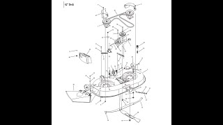 MTD Yard Machines 13AN772G000 42" Lawn Tractor Parts