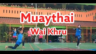 Wai Khru_Muaythai Go To School SMK N 41 Jakarta