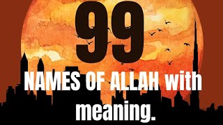 Names of Allah with Meaning🤍🤍/LISTEN/must watch/@inspiresphere/# subscribe.