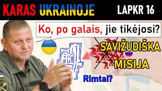 Lapk 16: LŪŽIO TAŠKAS. Rusai NUSIUNTĖ APSVAIGUSIUS KARIUS ŠTURMUOTI GALINGĄ GYNYBĄ | Karas Ukrainoje