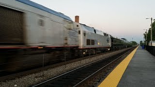 Amtrak 341 thru Mayfair with epic consist!