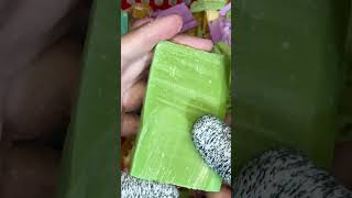 Cutting dry soap 💚🔪🎶