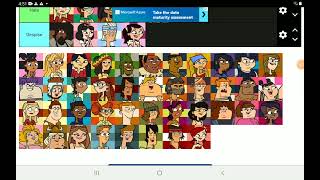 Ranking all total drama characters my way