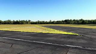 Rich taking off for the first flight of his Goldberg Eagle 2.