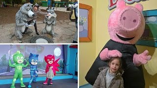 Incontro i personaggi dei cartoni a Leolandia: PJMASKS, MASHA & ORSO, PEPPA PIG e GEORGE!